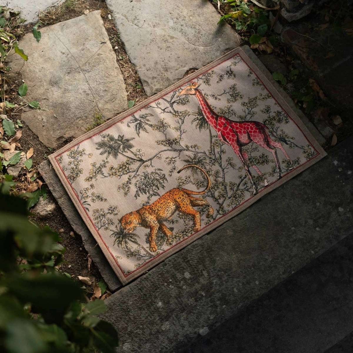 Immagine del prodotto Tappeto TipTapp Savana in Poliestere Riciclato Stampa Digitale Antiscivolo | Tessitura Toscana Telerie