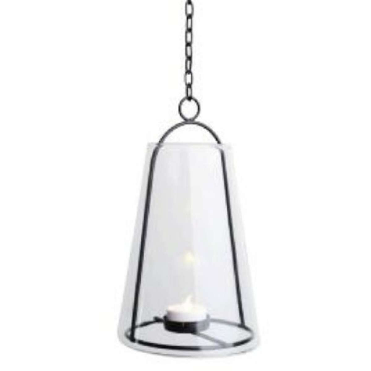 Immagine del prodotto Lanterna Albert in Vetro da Appendere con candela Luce Led | Sirius Shining Moments