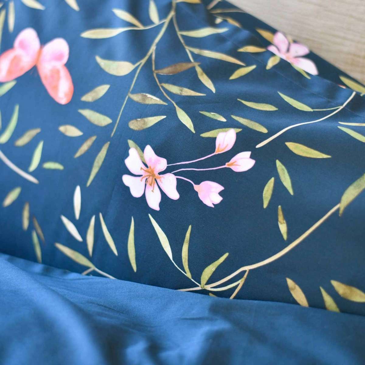 Immagine del prodotto Completo Letto Matrimoniale Bamboo in Raso di Cotone | Tessitura Toscana Telerie