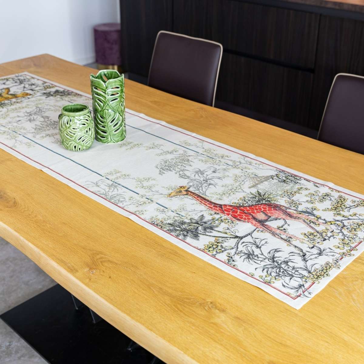 Runner Tavolo in Lino Savana 45x170 cm | Tessitura Toscana Telerie Immagine del prodotto Runner Tavolo in Lino Savana 45x170 cm | Tessitura Toscana Telerie