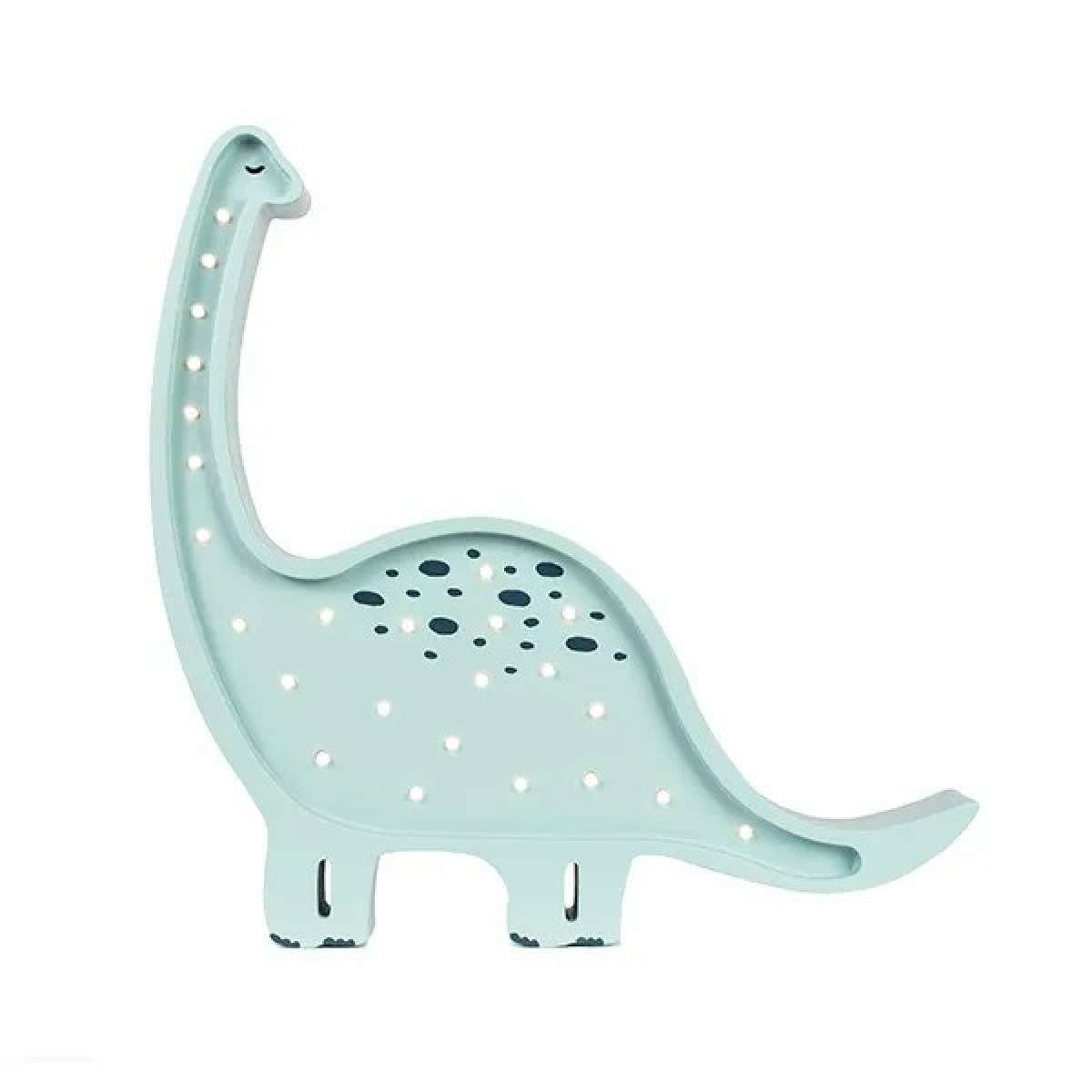 Immagine del prodotto Lampada in Legno Dino Diplodocus Prehistoric Blue | Little Lights