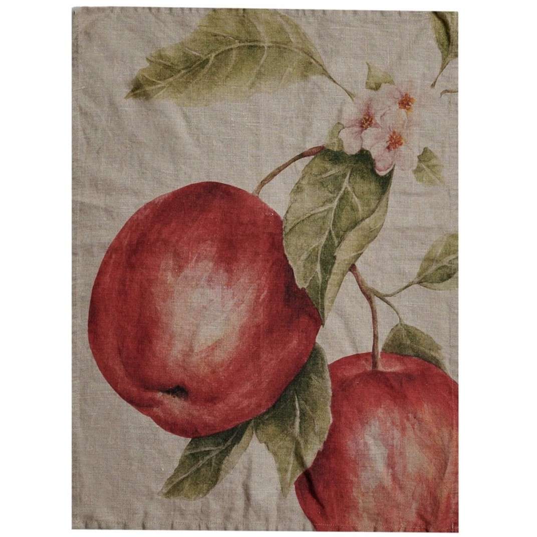 Strofinaccio Da Cucina In Mezzo-Lino – 100% Con Amore Bollito, 50x70 Cm, Motivo Retrò