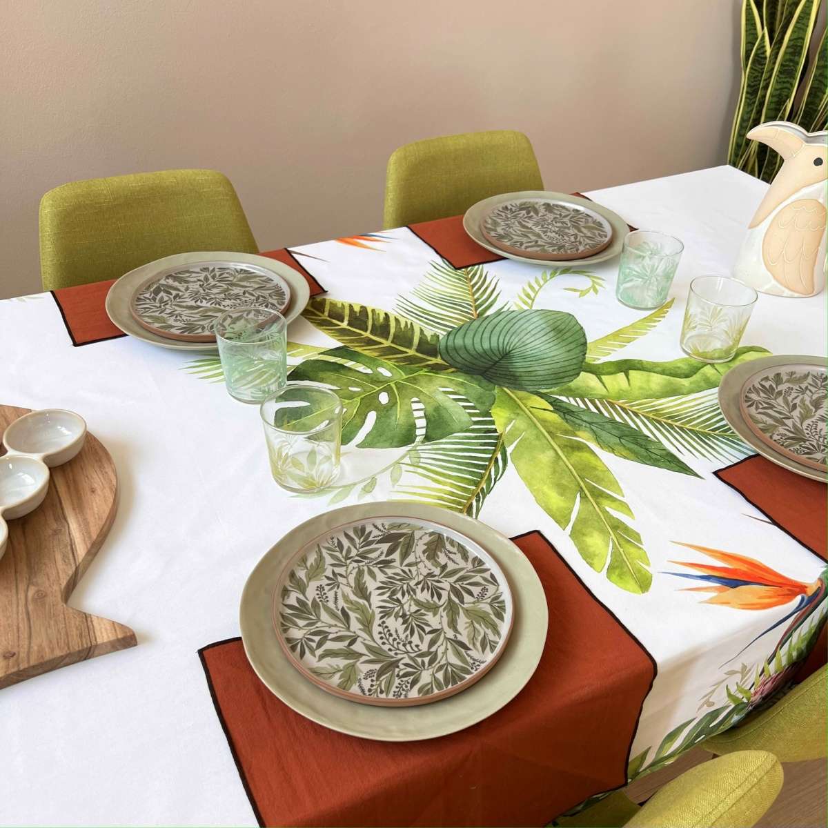 Doge Milano Tovaglia Natale Roaschia 140x240 – Made In Italy, Antiscivolo E Antimacchia