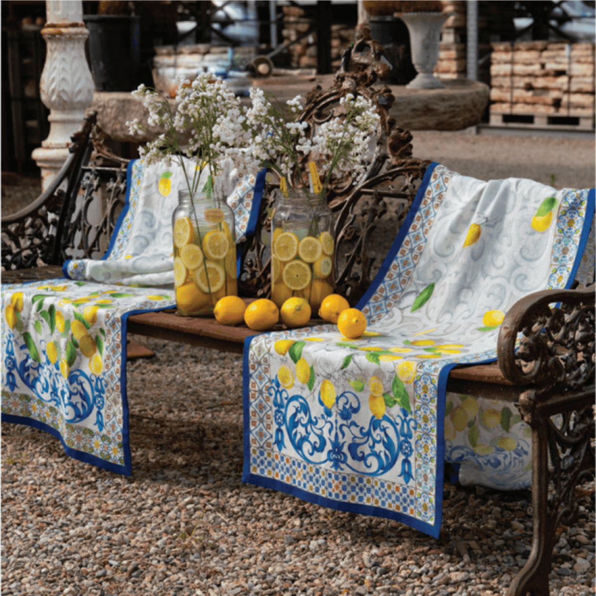 Runner Tavolo in Lino Cetara 45x170 cm | Tessitura Toscana Telerie Immagine del prodotto Runner Tavolo in Lino Cetara 45x170 cm | Tessitura Toscana Telerie