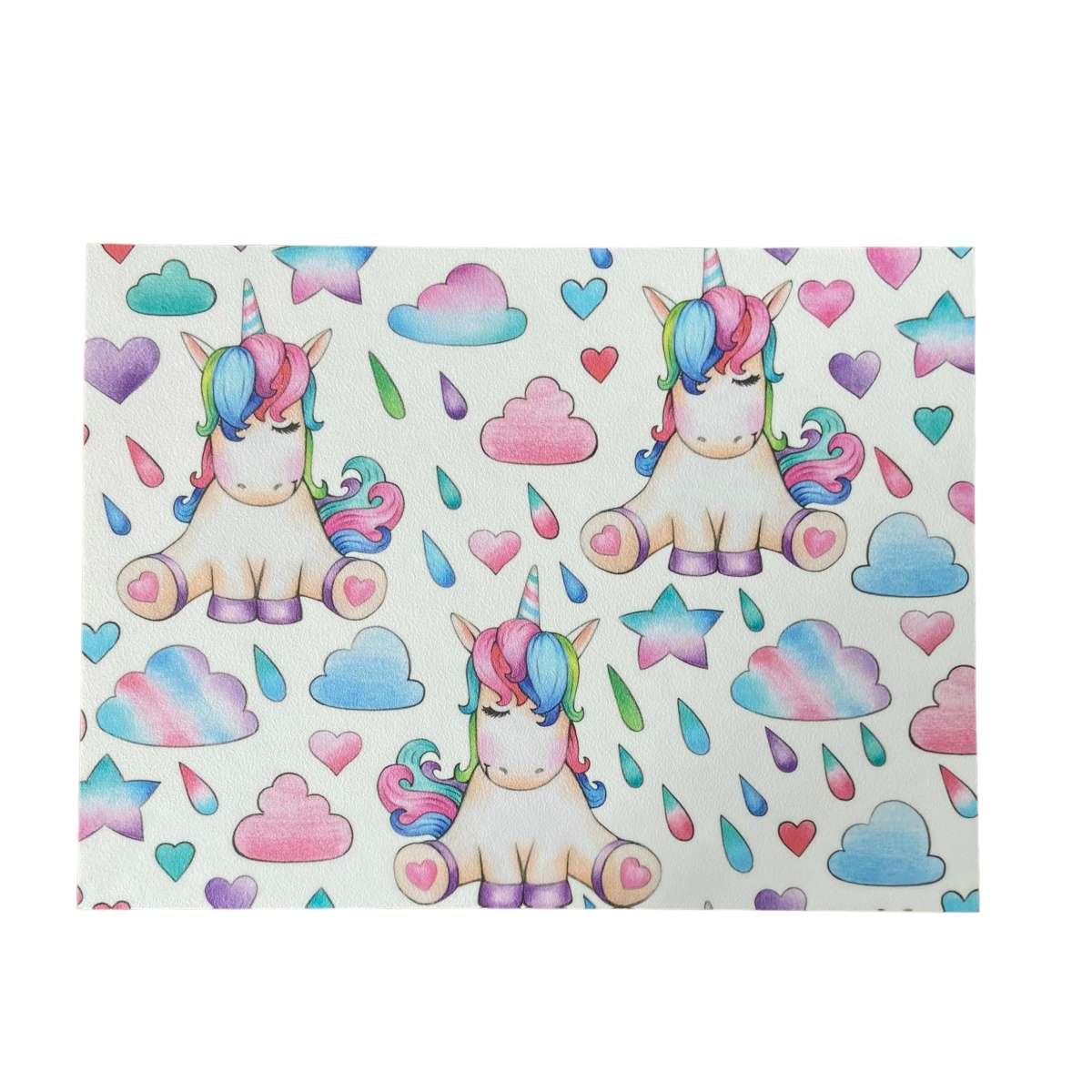 Tovaglietta Americana Unicorni 33,5x45 cm | Pietro Zanetti Home Immagine del prodotto Tovaglietta Americana Unicorni 33,5x45 cm | Pietro Zanetti Home