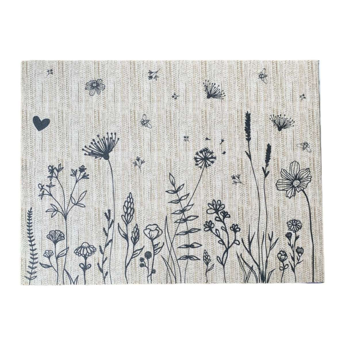 Tovaglietta Americana Giardino Fiorito 33,5x45 cm | Pietro Zanetti Home Immagine del prodotto Tovaglietta Americana Giardino Fiorito 33,5x45 cm | Pietro Zanetti Home