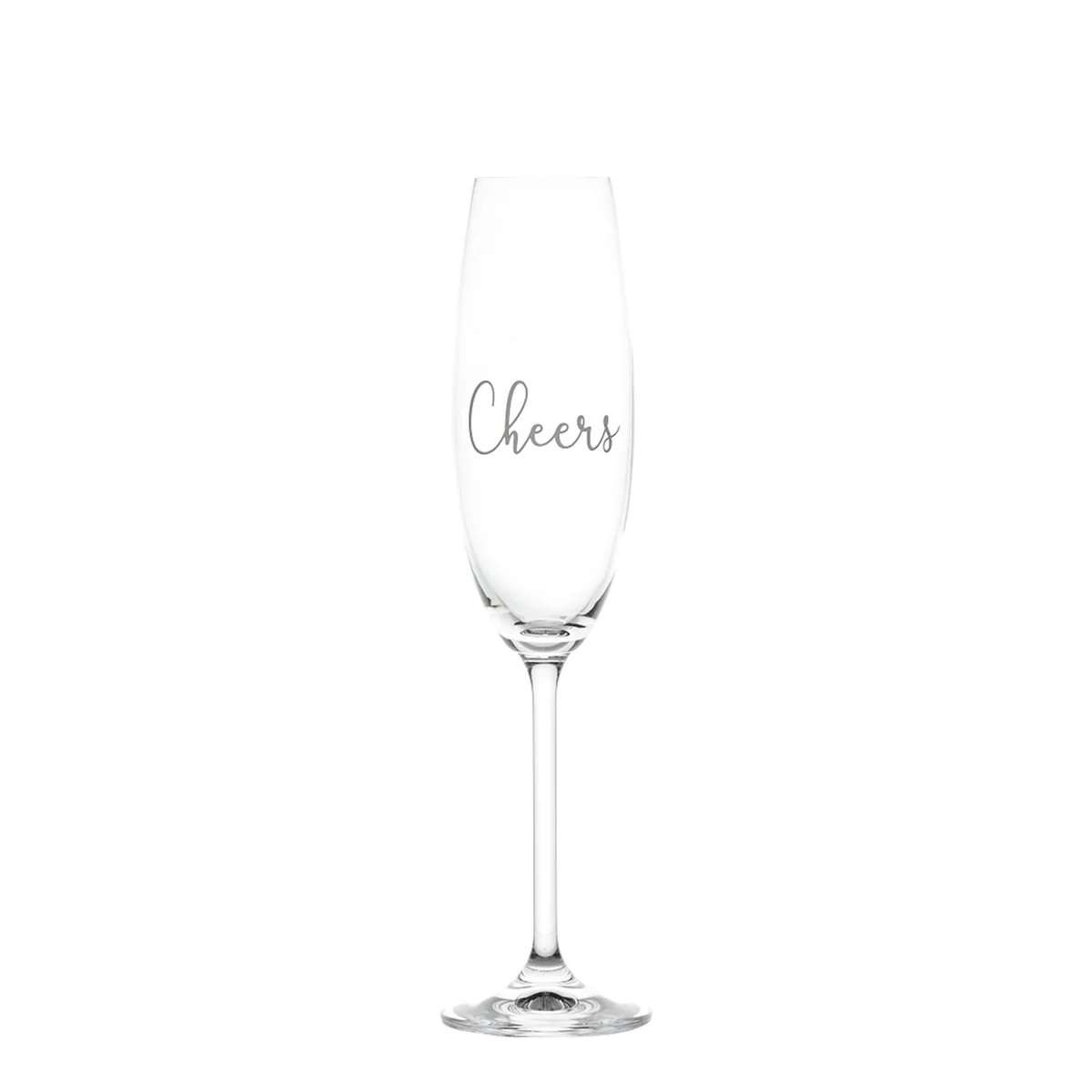 Set 2 Calici in Vetro Flute Cheers 23 cl | Simple Day Immagine del prodotto Set 2 Calici in Vetro Flute Cheers 23 cl | Simple Day