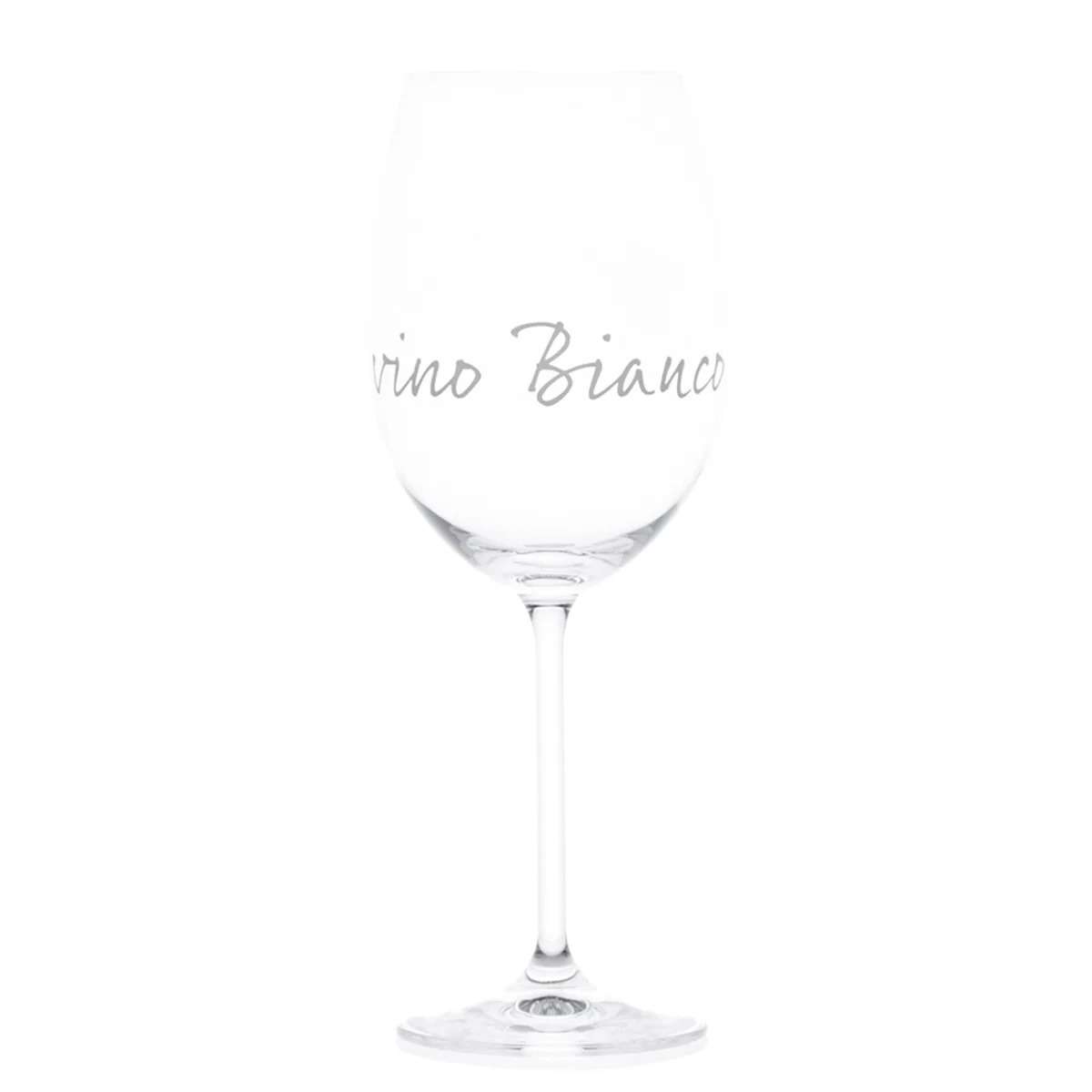 Set 2 Calici in Vetro scritta Vino Bianco 59 cl | Simple Day Immagine del prodotto Set 2 Calici in Vetro scritta Vino Bianco 59 cl | Simple Day