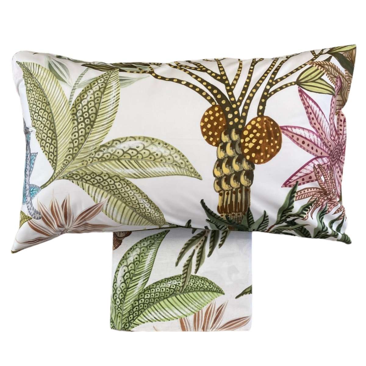 Parure Copripiumino Matrimoniale Munai in Percalle di Cotone