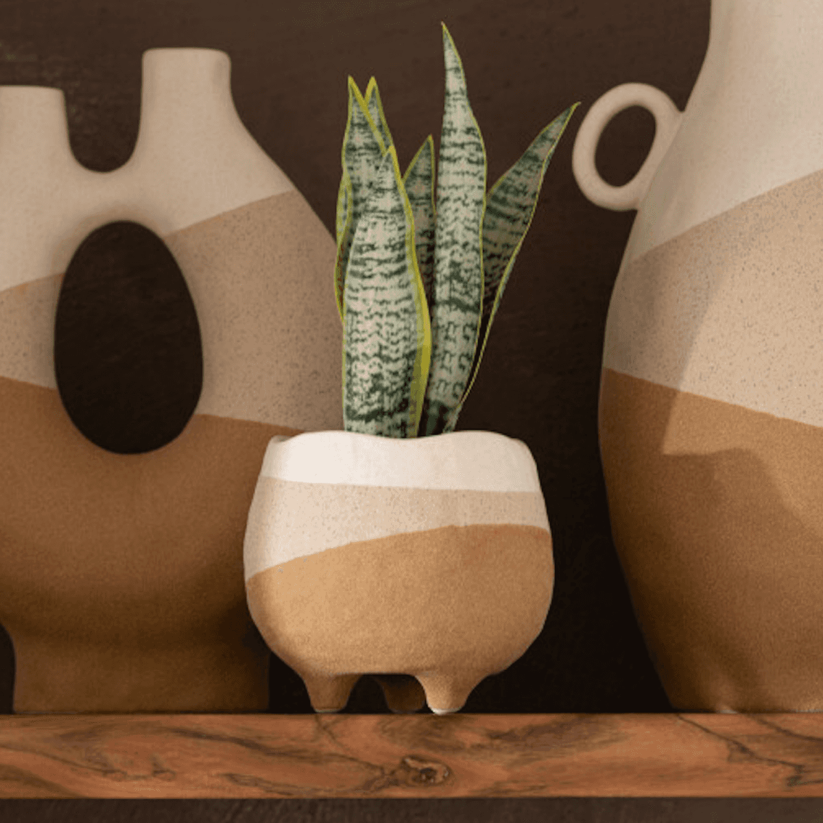 Immagine del prodotto Vaso con Piedini in Ceramica - 2 Misure | Jolipa