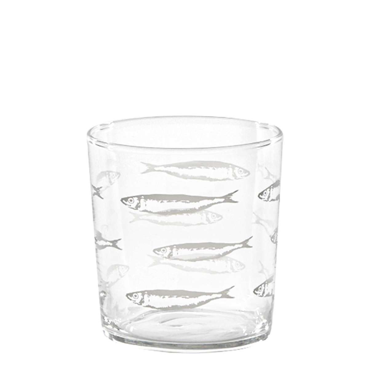 Immagine del prodotto Set 2 Bicchieri in vetro temperato Sardine 35.5 cl | Simple Day