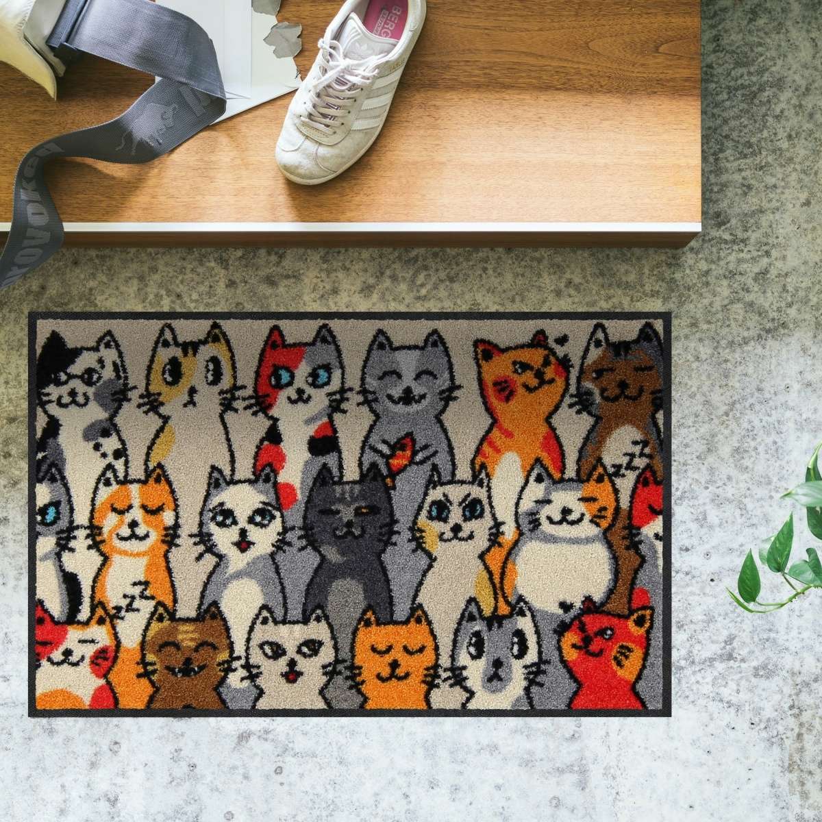 Tappeto In-Outdoor Kitty People - 2 Misure | EFIA GmbH Immagine del prodotto Tappeto In-Outdoor Kitty People - 2 Misure | EFIA GmbH