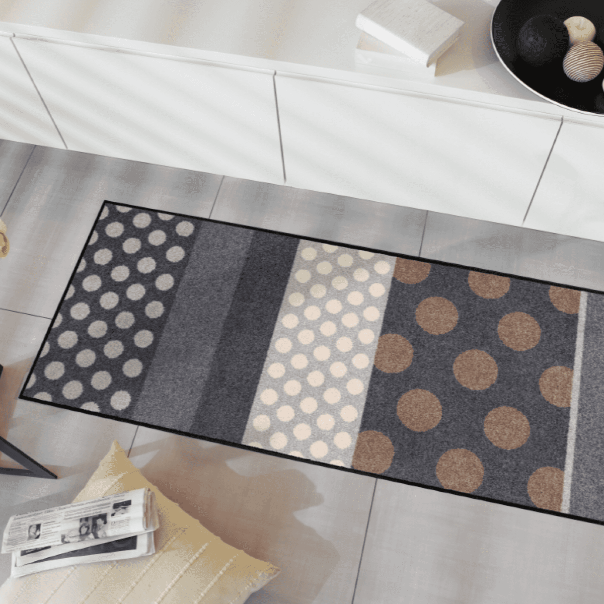 Tappeto In-Outdoor Righe e Pois-3 Misure | EFIA GmbH Immagine del prodotto Tappeto In-Outdoor Righe e Pois-3 Misure | EFIA GmbH