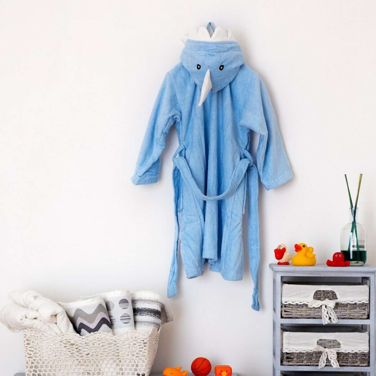 Accappatoio Bimbo Baby Animals Shark 100% Cotone - 4 Taglie | Pietro Zanetti Home Immagine del prodotto Accappatoio Bimbo Baby Animals Shark 100% Cotone - 4 Taglie | Pietro Zanetti Home