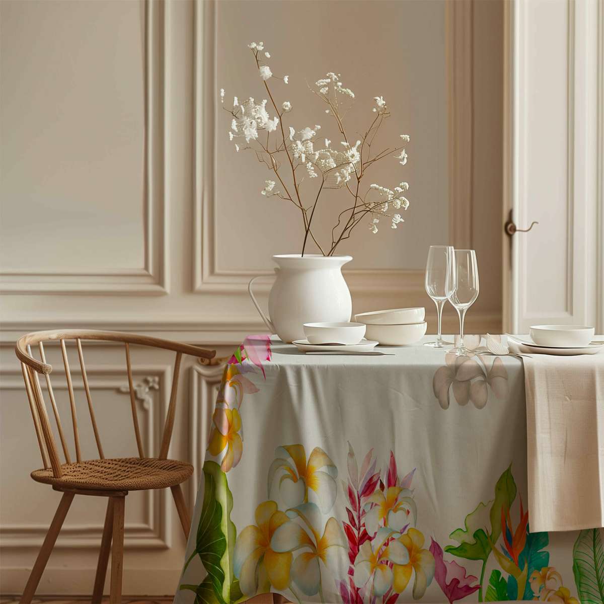 Tovaglia Rettangolare Foresta Tropicale - 3 Misure | Olivia Home Immagine del prodotto Tovaglia Rettangolare Foresta Tropicale - 3 Misure | Olivia Home