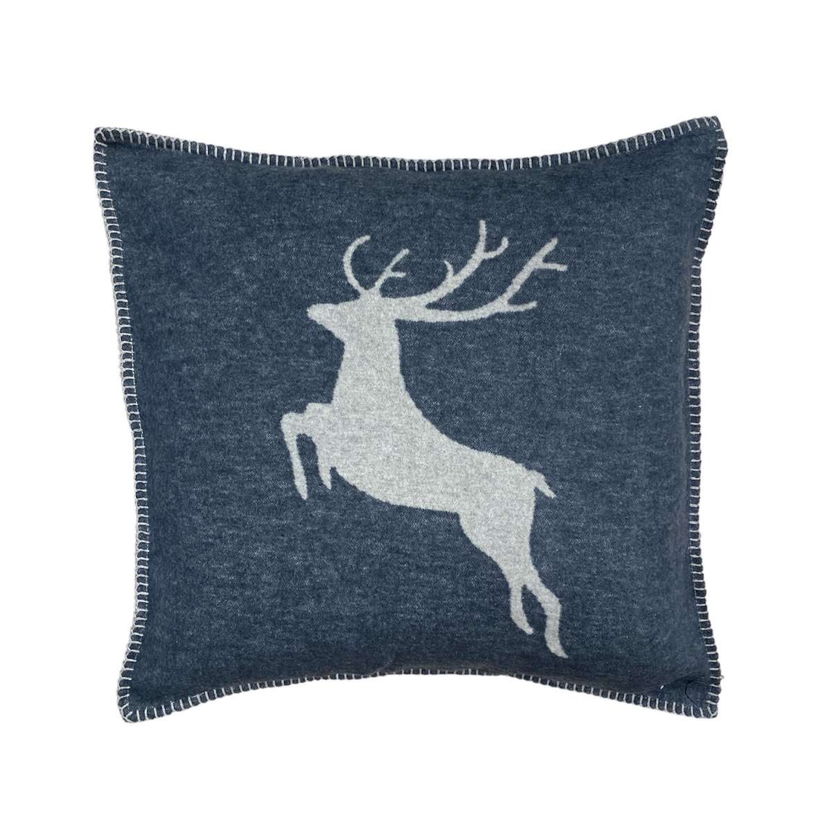 Federa Cuscino Divano in Cotone Cervo che Salta 50x50 cm -3 Colori | David Fussenegger Immagine del prodotto Federa Cuscino Divano in Cotone Cervo che Salta 50x50 cm -3 Colori | David Fussenegger