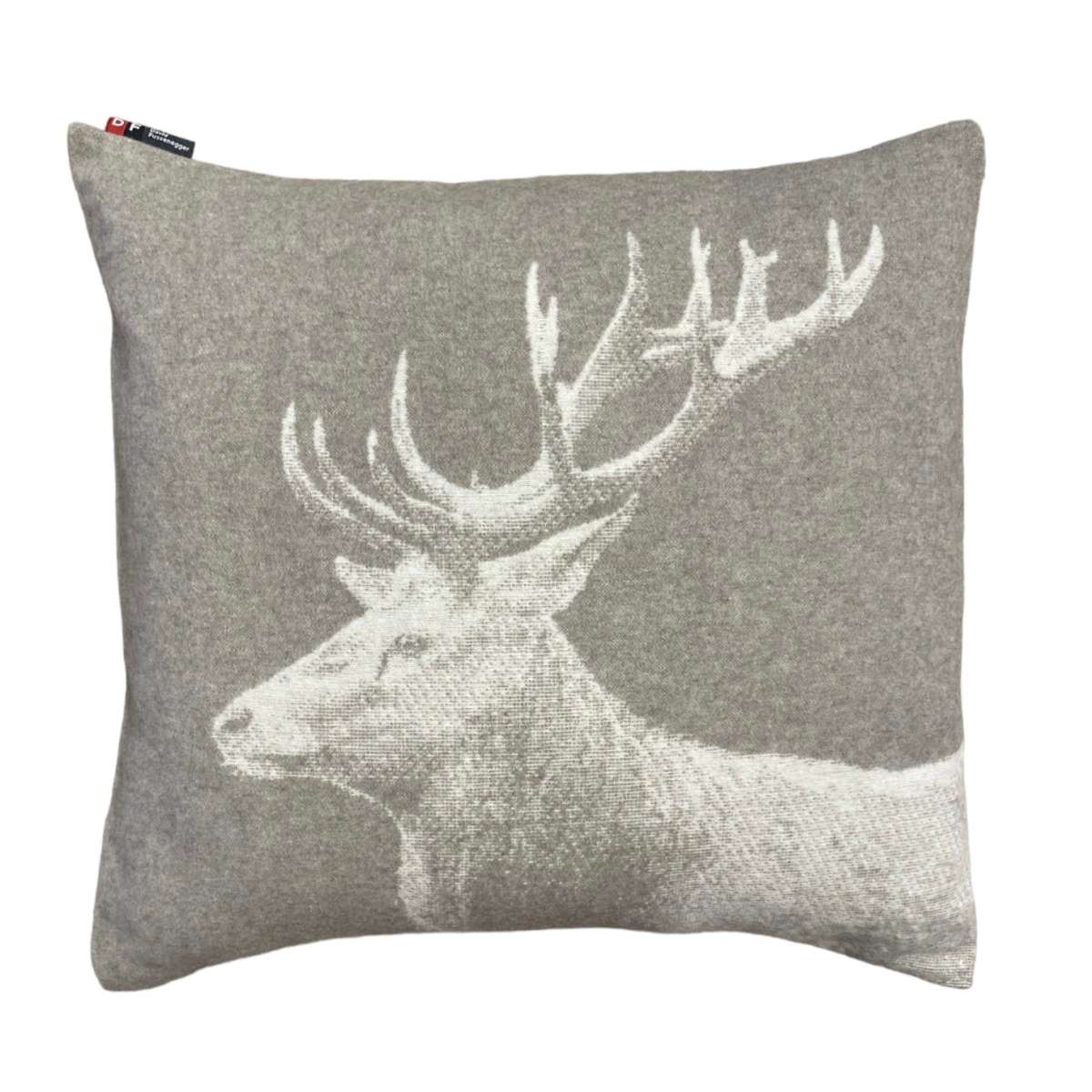 Federa Cuscino Divano in Cotone Testa Cervo realistico 50x50 cm (2 Colori | David Fussenegger Immagine del prodotto Federa Cuscino Divano in Cotone Testa Cervo realistico 50x50 cm (2 Colori | David Fussenegger