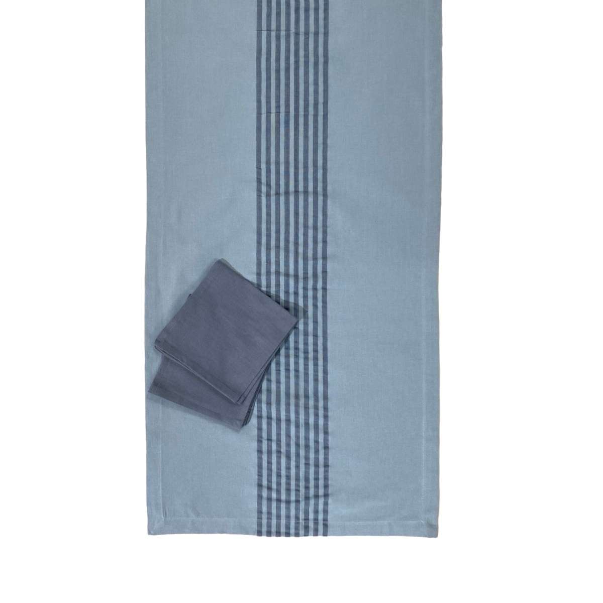 Runner con 2 Tovaglioli Ingrid 100% Cotone Tinto in Filo - 4 Colori | Cavalieri Spa Immagine del prodotto Runner con 2 Tovaglioli Ingrid 100% Cotone Tinto in Filo - 4 Colori | Cavalieri Spa