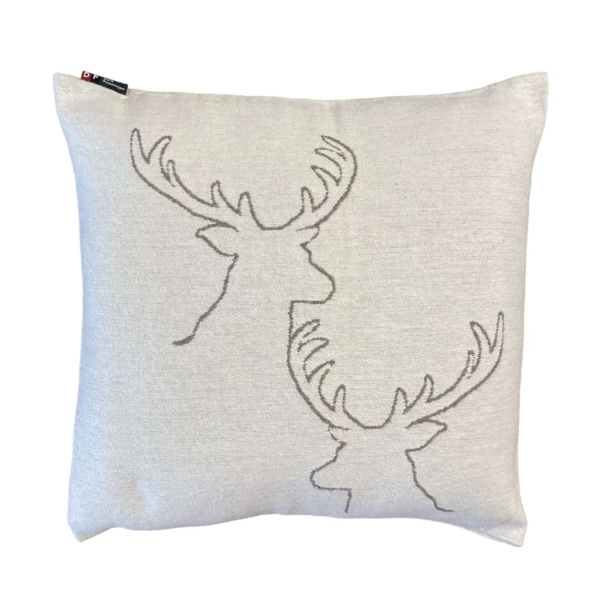 Federa per cuscino in poliestere con stampa marrone cervo fauna selvatica cuscino quadrato morbido per divano letto decorazione giardino 45 x 45 cm Federa per cuscino in poliestere con stampa marrone cervo fauna selvatica cuscino quadrato morbido per divano letto decorazione giardino 45 x 45 cm