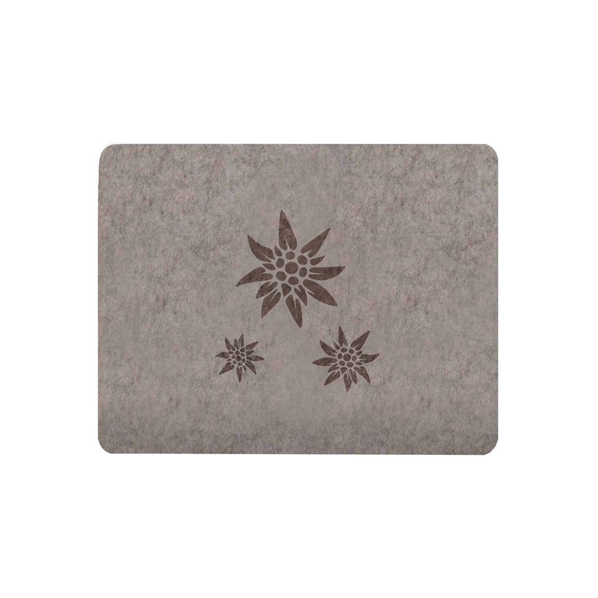 Tovaglietta Americana Rettangolare Stella Alpina in Feltro 45x35cm (2 Color | Daunex Immagine del prodotto Tovaglietta Americana Rettangolare Stella Alpina in Feltro 45x35cm (2 Color | Daunex