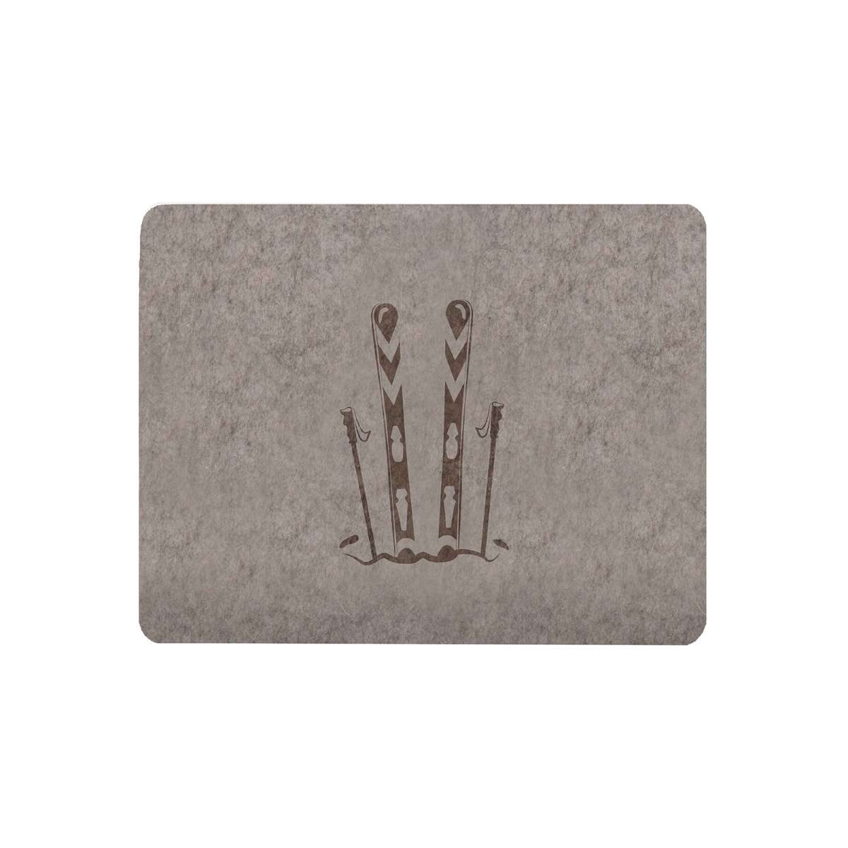 Tovaglietta Americana Rettangolare Sciatore in Feltro 45x35cm (2 Colori | Daunex Immagine del prodotto Tovaglietta Americana Rettangolare Sciatore in Feltro 45x35cm (2 Colori | Daunex