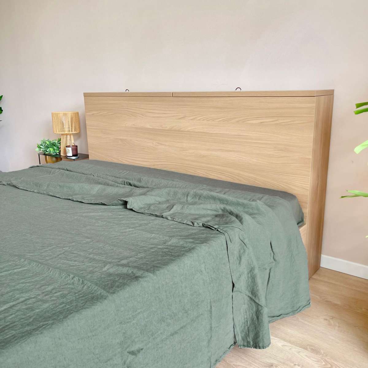 Lenzuola Sopra Matrimoniale Loft 49 in Lino No Stiro - 4 Colori | Cogal Immagine del prodotto Lenzuola Sopra Matrimoniale Loft 49 in Lino No Stiro - 4 Colori | Cogal