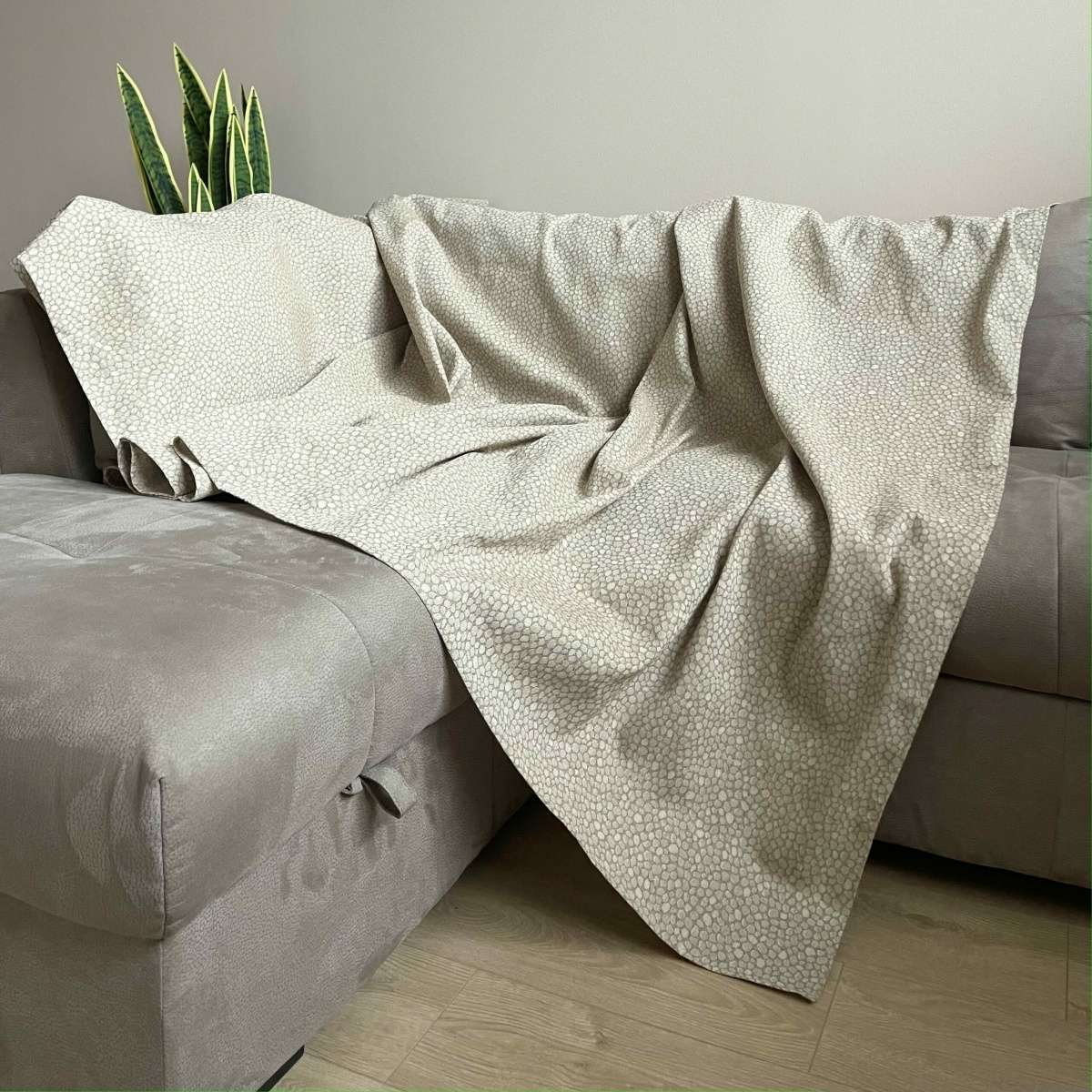 Copridivano - Copritutto Noa Tortora in cotone (2 misure) | Pietro Zanetti Home Immagine del prodotto Copridivano - Copritutto Noa Tortora in cotone (2 misure) | Pietro Zanetti Home