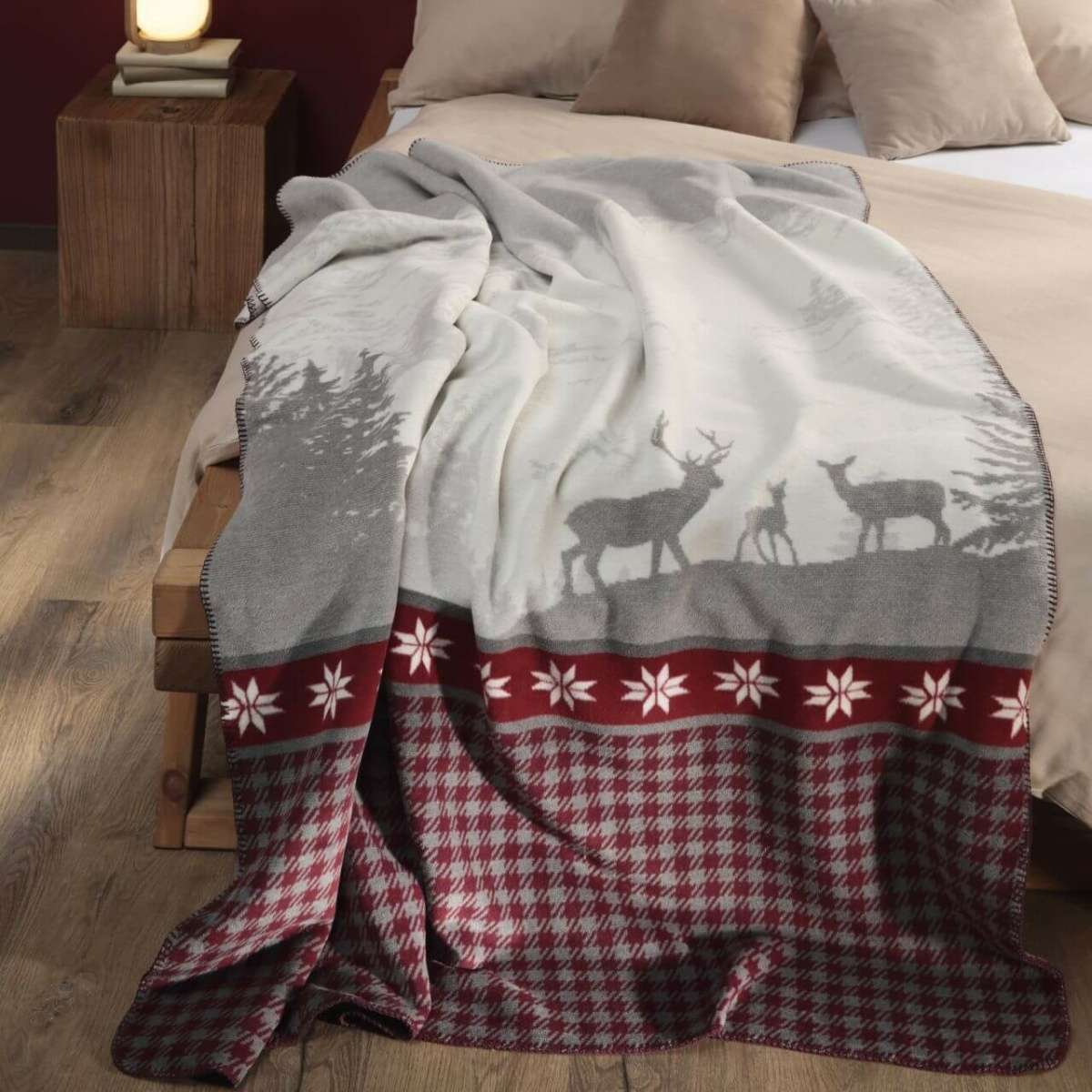 Coperta Singola Alpi 150x200 cm | Biederlack Immagine del prodotto Coperta Singola Alpi 150x200 cm | Biederlack