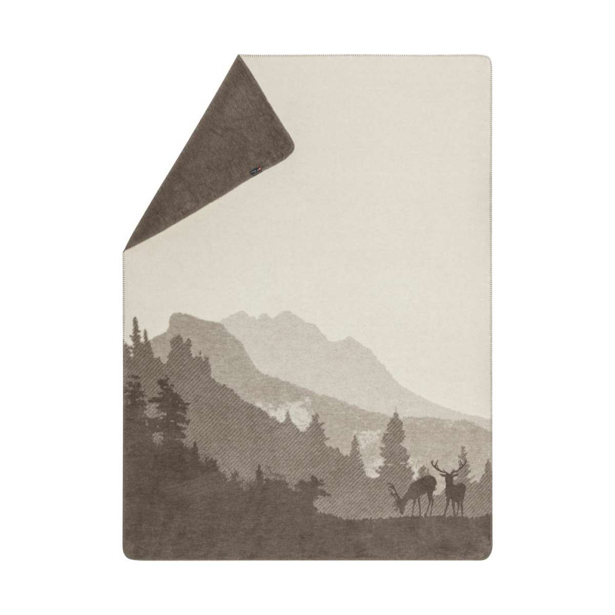 Coperta Singola invernale in Cotone Paesaggio Cervi150x200 cm - 2 Colori | David Fussenegger Immagine del prodotto Coperta Singola invernale in Cotone Paesaggio Cervi150x200 cm - 2 Colori | David Fussenegger