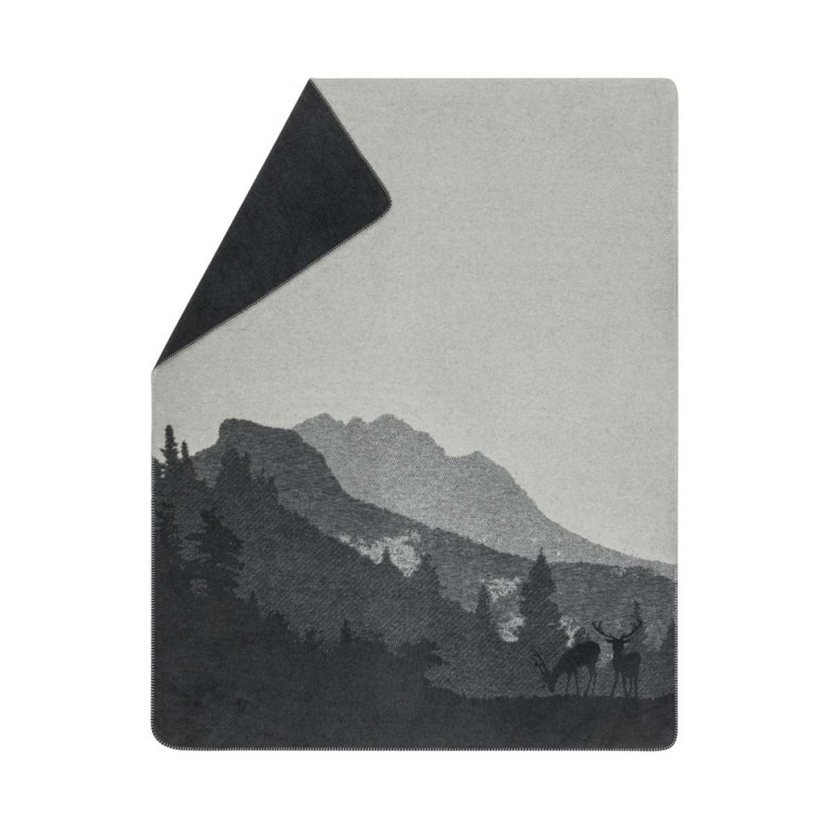 Coperta Singola invernale in Cotone Paesaggio Cervi150x200 cm - 2 Colori | David Fussenegger Immagine del prodotto Coperta Singola invernale in Cotone Paesaggio Cervi150x200 cm - 2 Colori | David Fussenegger