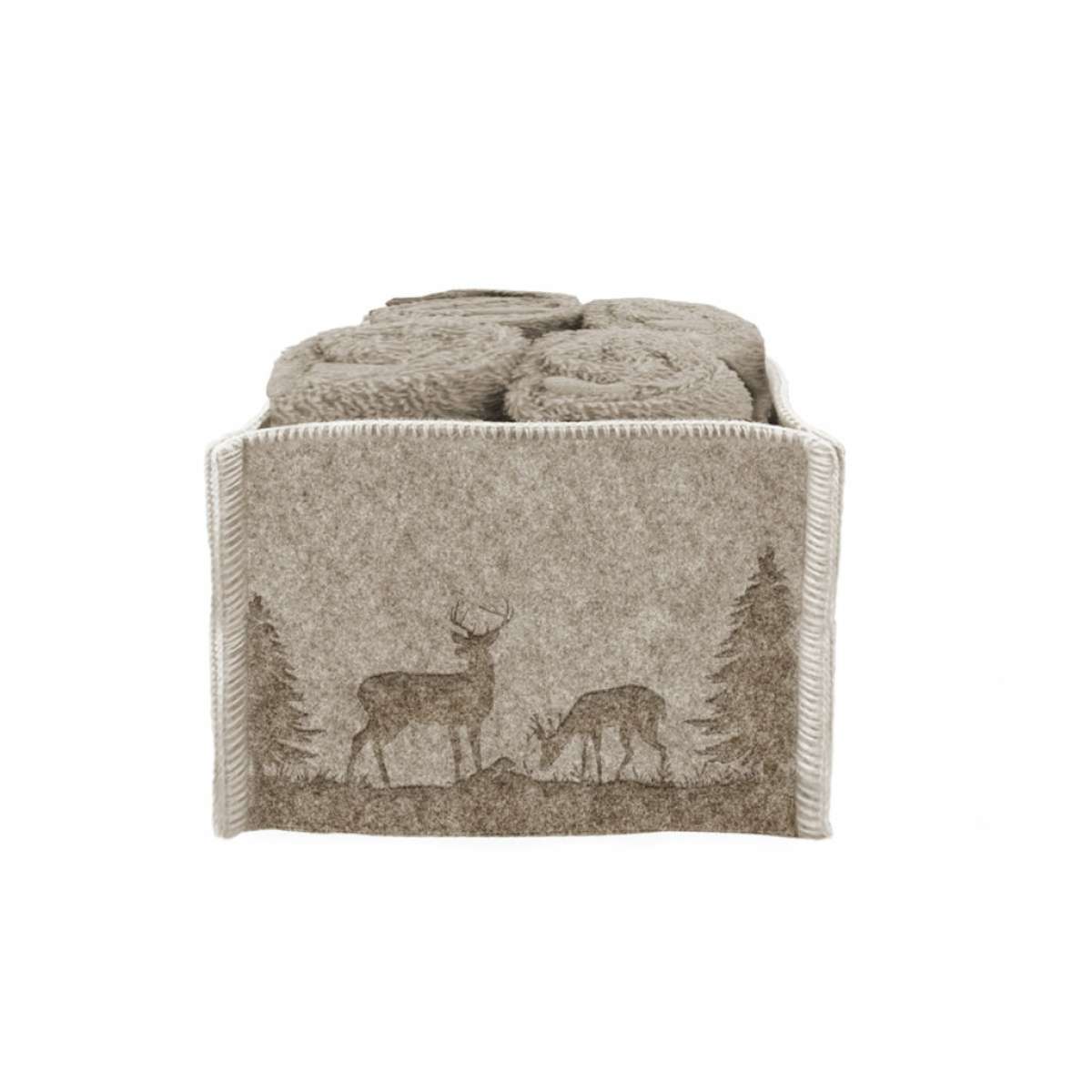 Set 4 Lavette Feltro Montagna 30x30 cm Daunex - 2 Colori | Daunex Immagine del prodotto Set 4 Lavette Feltro Montagna 30x30 cm Daunex - 2 Colori | Daunex