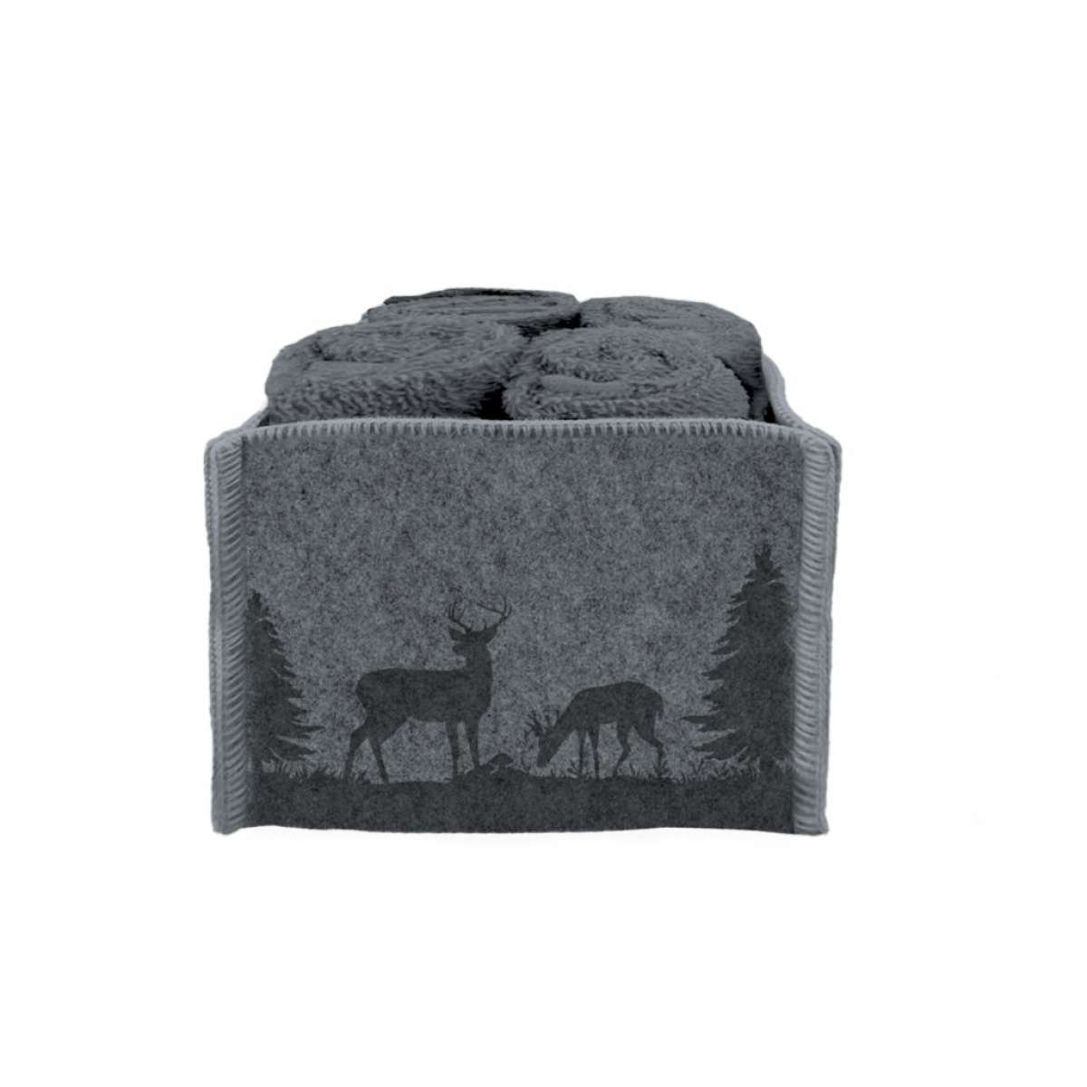 Set 4 Lavette Feltro Montagna 30x30 cm Daunex - 2 Colori | Daunex Immagine del prodotto Set 4 Lavette Feltro Montagna 30x30 cm Daunex - 2 Colori | Daunex
