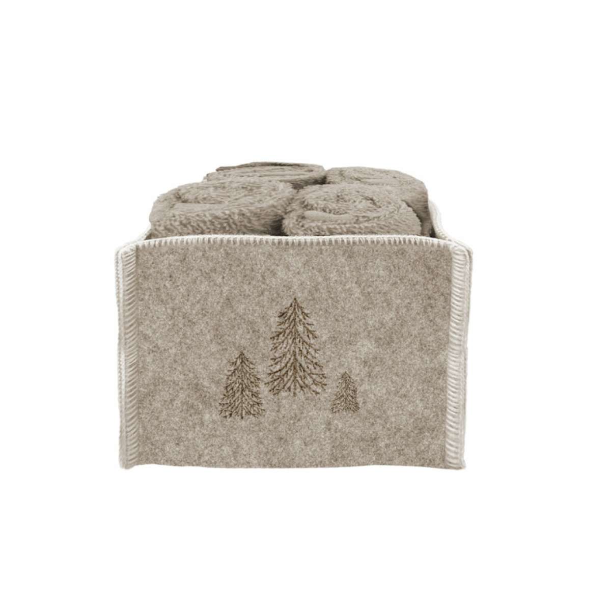 Set 4 Lavette Feltro Abete 30x30 cm Daunex - 2 Colori | Daunex Immagine del prodotto Set 4 Lavette Feltro Abete 30x30 cm Daunex - 2 Colori | Daunex