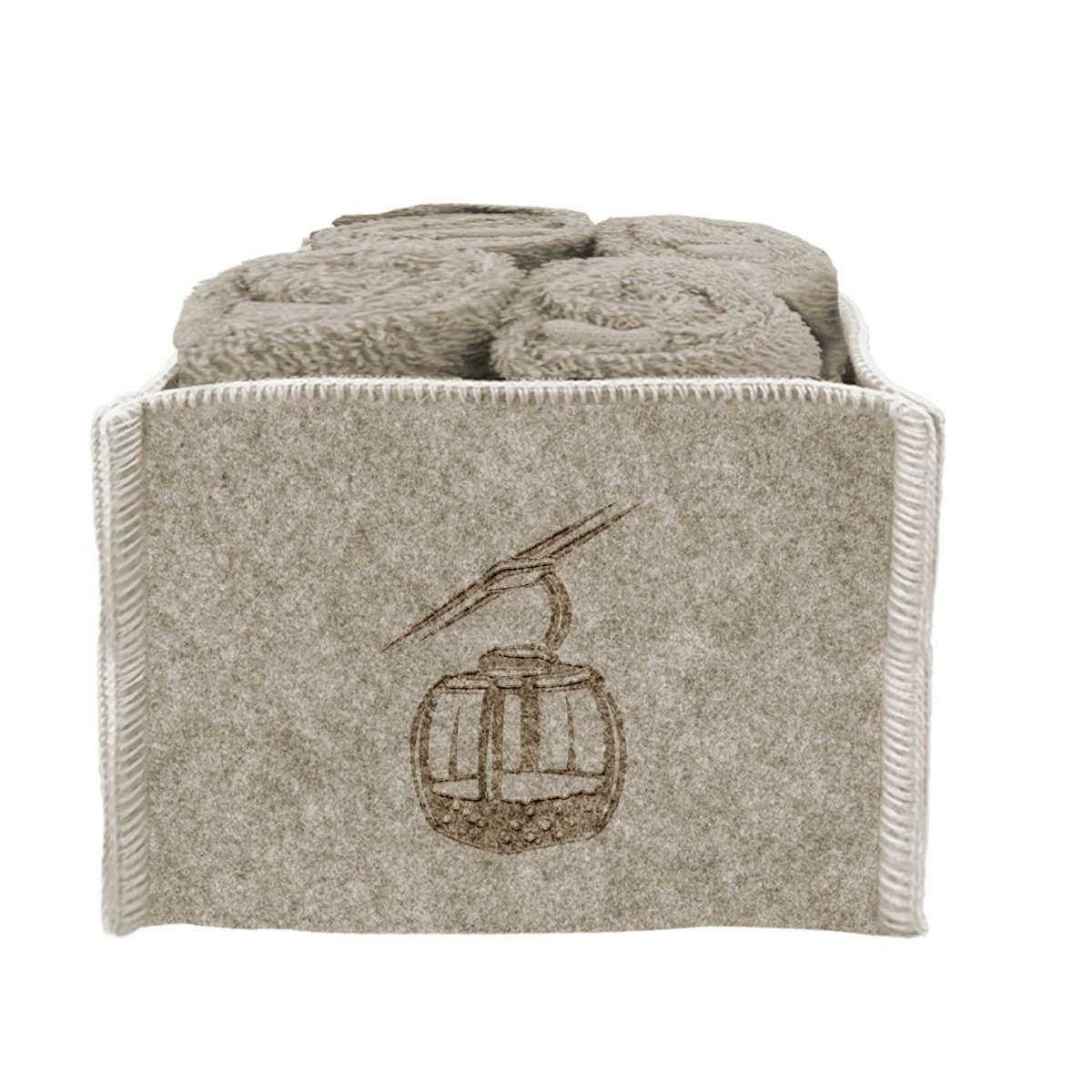 Set 4 Lavette Feltro Seggiovia 30x30 cm Daunex - 2 Colori | Daunex Immagine del prodotto Set 4 Lavette Feltro Seggiovia 30x30 cm Daunex - 2 Colori | Daunex