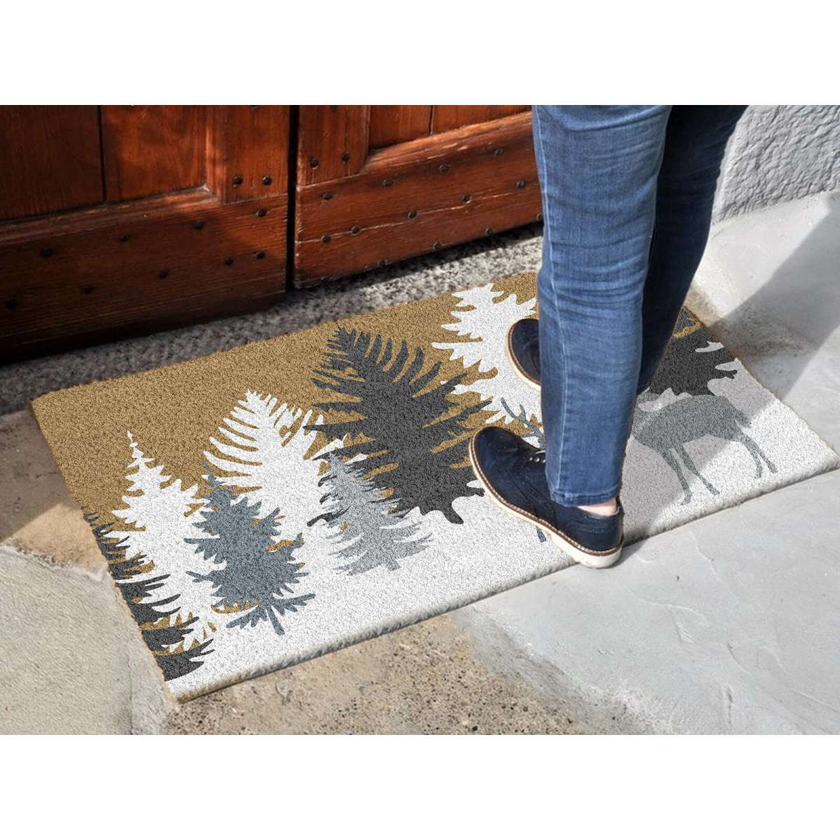 Zerbino moderno per interni 40 x 60 cm Testo Didascalia Motivo Cocco Zerbino moderno per interni 40 x 60 cm Testo Didascalia Motivo Cocco