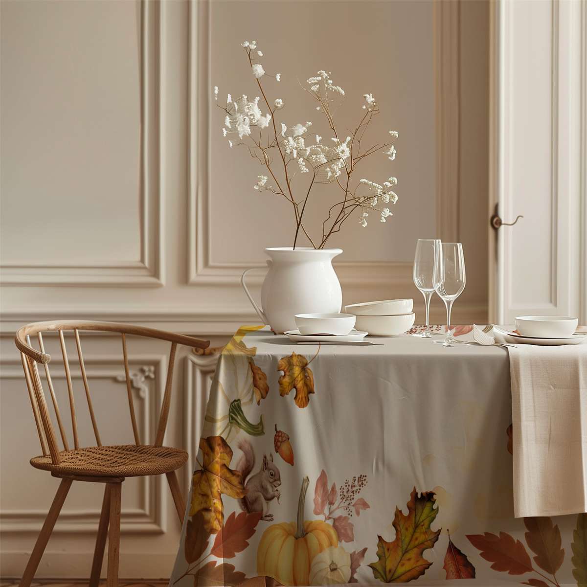 Tovaglia Rettangolare Autunno - 4 Misure | Olivia Home Immagine del prodotto Tovaglia Rettangolare Autunno - 4 Misure | Olivia Home