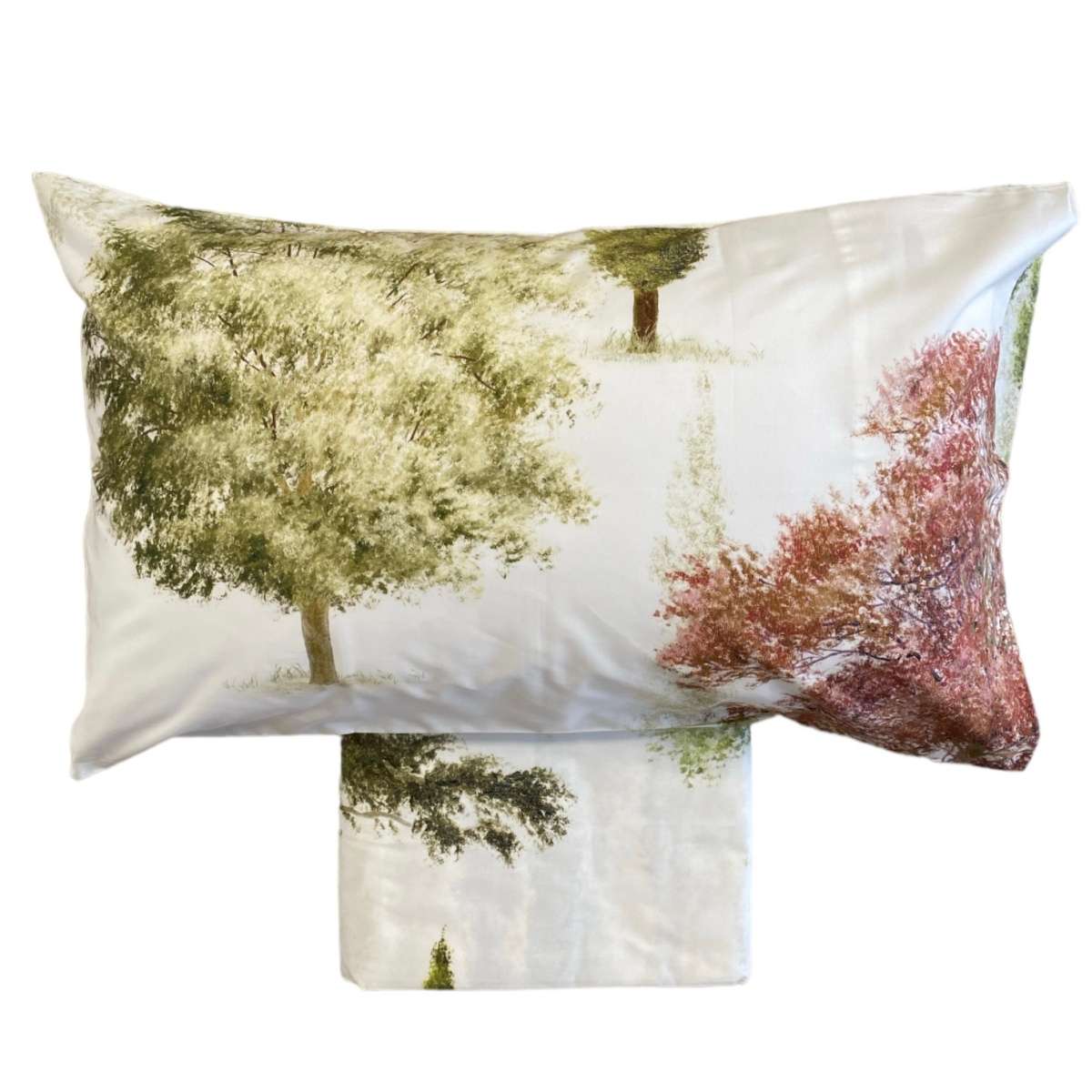 Completo Letto Matrimoniale Greeson in Percalle di Cotone | Tessitura Toscana Telerie Immagine del prodotto Completo Letto Matrimoniale Greeson in Percalle di Cotone | Tessitura Toscana Telerie