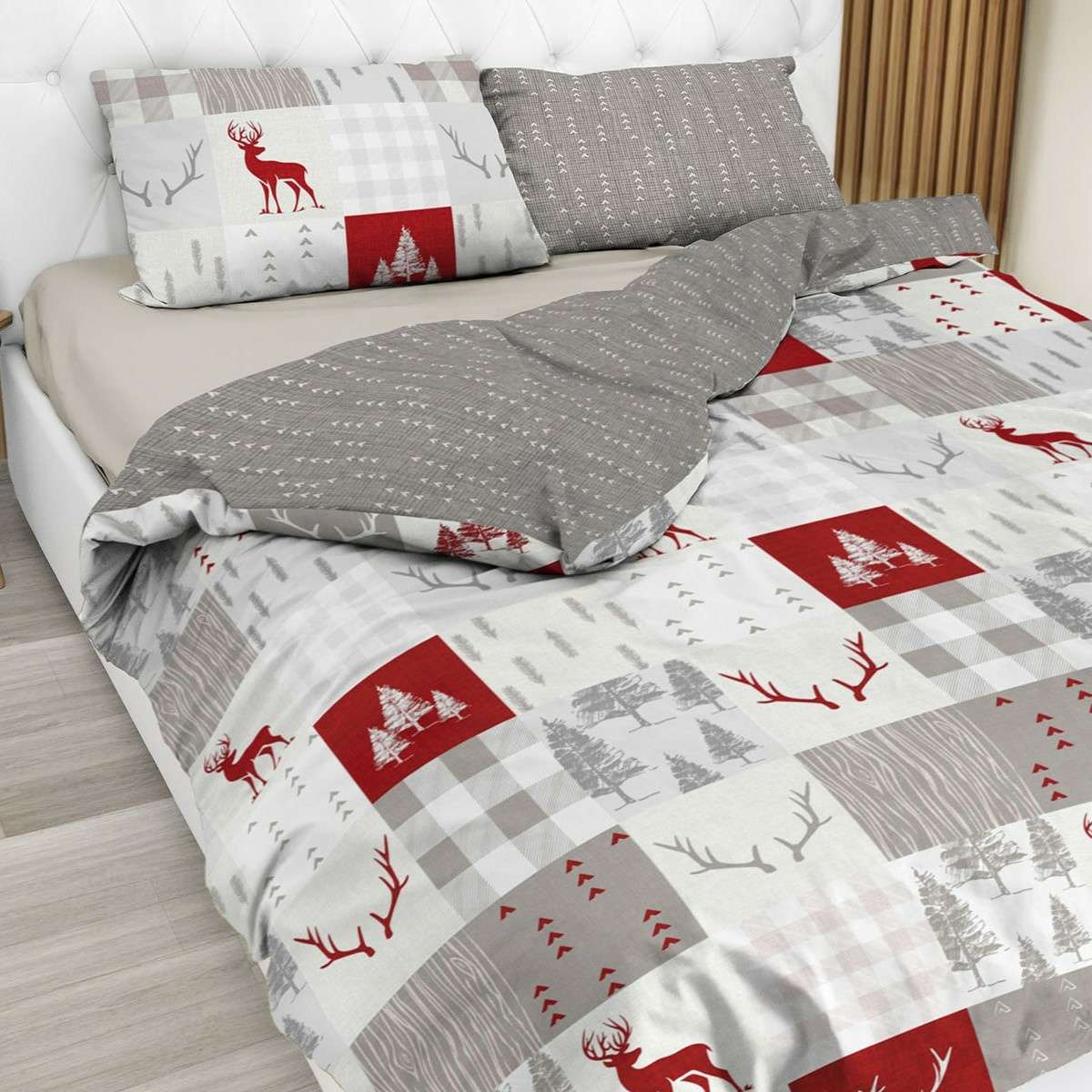 Copripiumino Una Piazza e Mezza Petit Monte in 100% Cotone Daunex - 2 Colori | Daunex Immagine del prodotto Copripiumino Una Piazza e Mezza Petit Monte in 100% Cotone Daunex - 2 Colori | Daunex