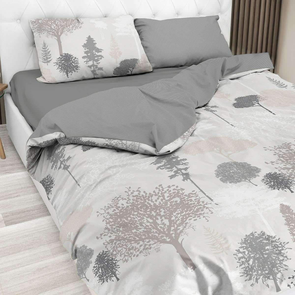 Copripiumino Matrimoniale Botanique in 100% Cotone Daunex - 2 Colori | Daunex Immagine del prodotto Copripiumino Matrimoniale Botanique in 100% Cotone Daunex - 2 Colori | Daunex