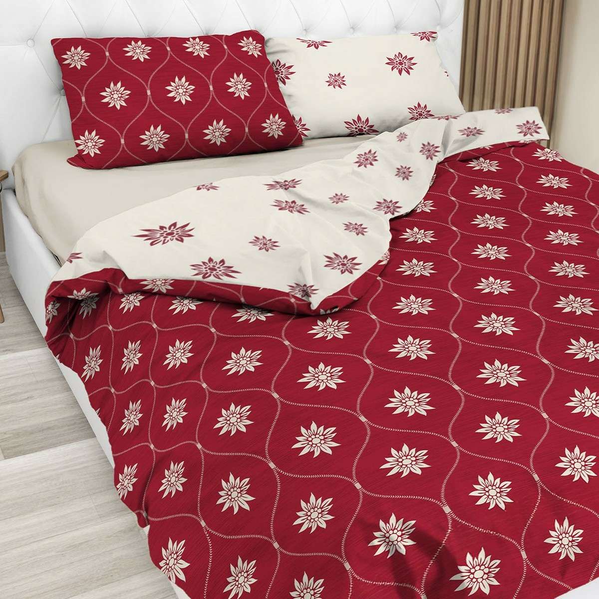 Copripiumino Matrimoniale Charmant in 100% Cotone Daunex - 3 Colori | Daunex Immagine del prodotto Copripiumino Matrimoniale Charmant in 100% Cotone Daunex - 3 Colori | Daunex