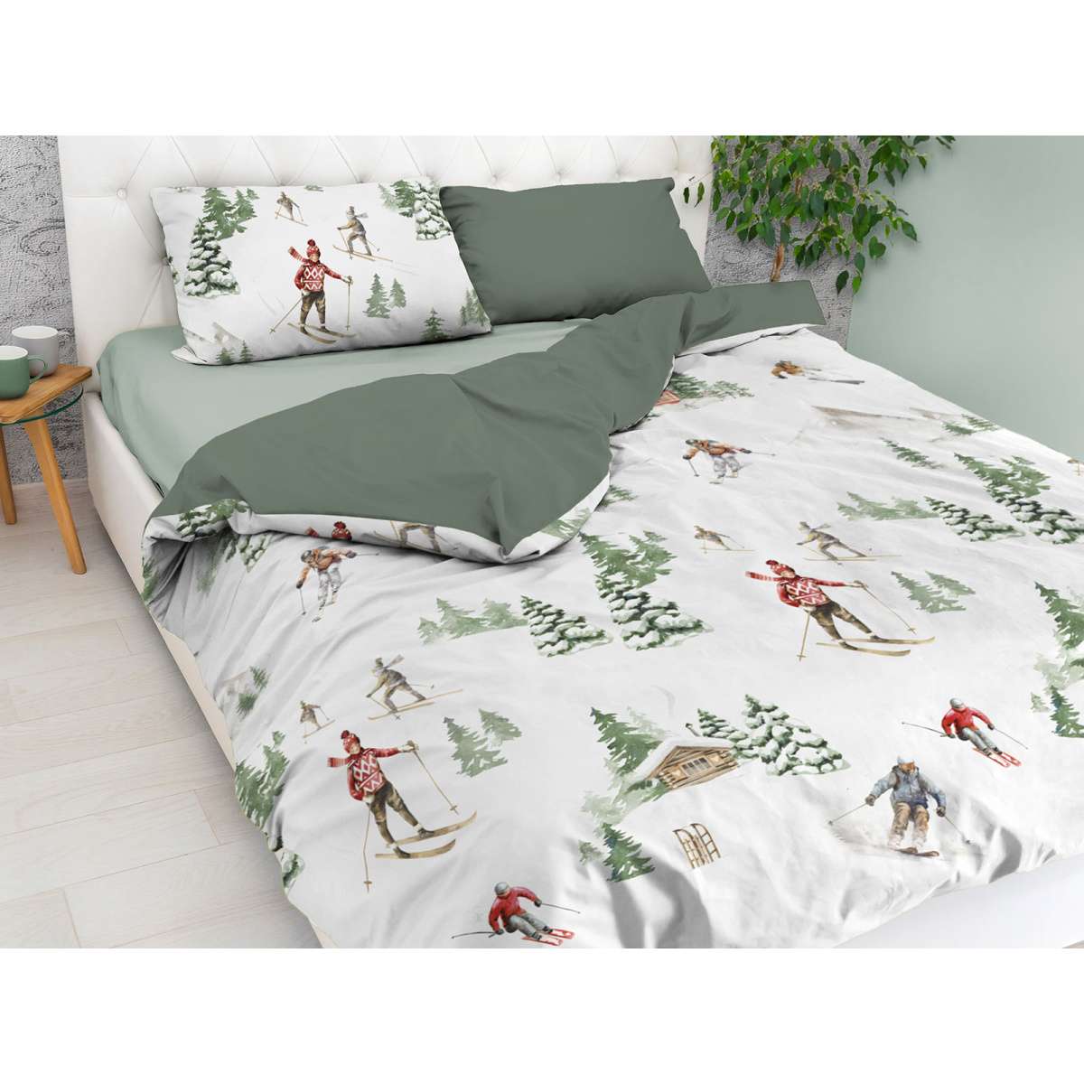 Copripiumino Singolo Sci Mon Amour in 100% Cotone Daunex | Daunex Immagine del prodotto Copripiumino Singolo Sci Mon Amour in 100% Cotone Daunex | Daunex
