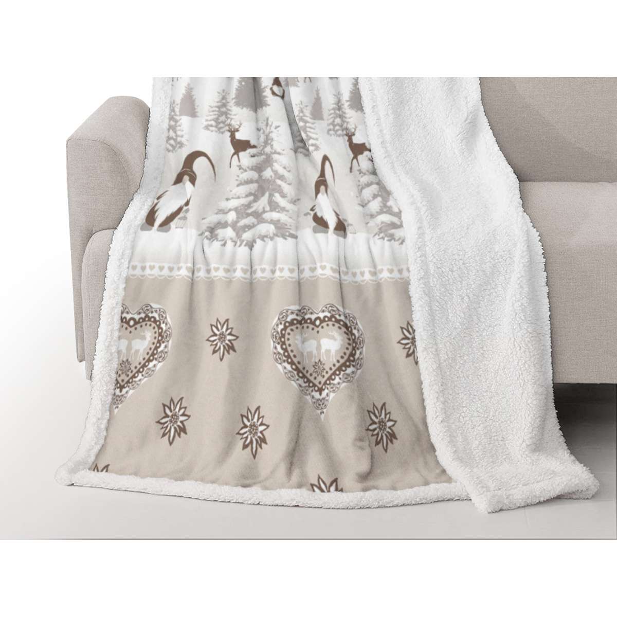 Plaid Fiaba in Microfibra 130x160 cm - 2 Colori | Daunex Immagine del prodotto Plaid Fiaba in Microfibra 130x160 cm - 2 Colori | Daunex