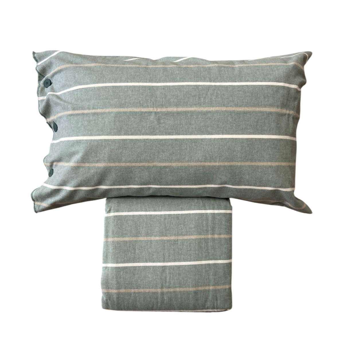 Completo Letto Matrimoniale in FLANELLA di Cotone Lara - 5 Colori | Govina Biancheria per la Casa Immagine del prodotto Completo Letto Matrimoniale in FLANELLA di Cotone Lara - 5 Colori | Govina Biancheria per la Casa