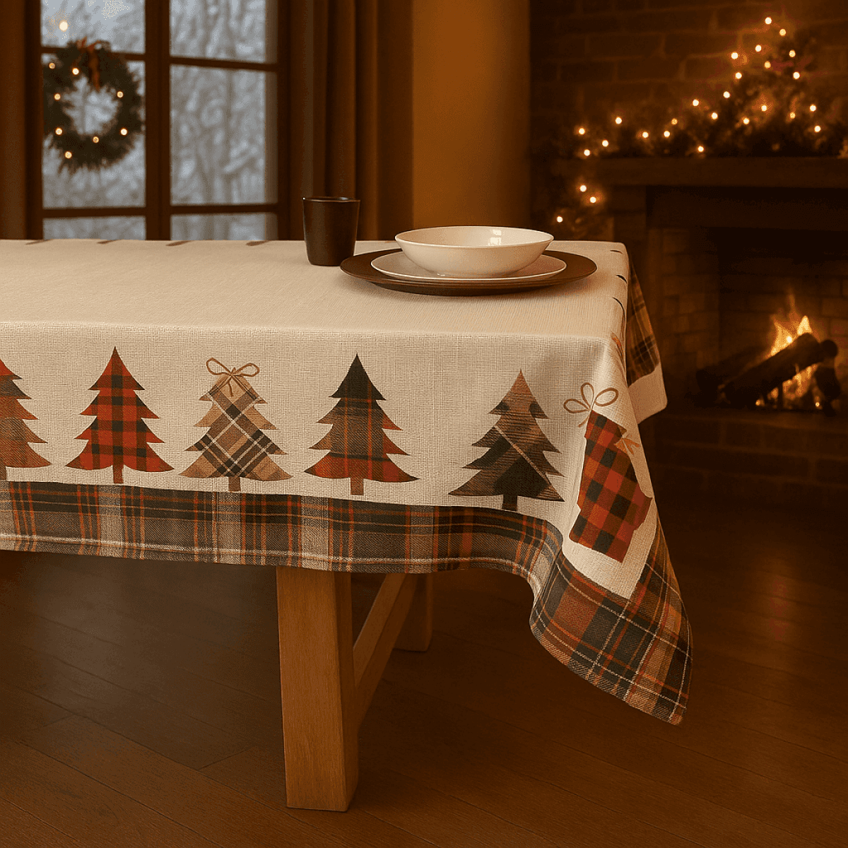 Tovaglia Rettangolare Antimacchia Forest - 3 Misure | Pietro Zanetti Home Immagine del prodotto Tovaglia Rettangolare Antimacchia Forest - 3 Misure | Pietro Zanetti Home