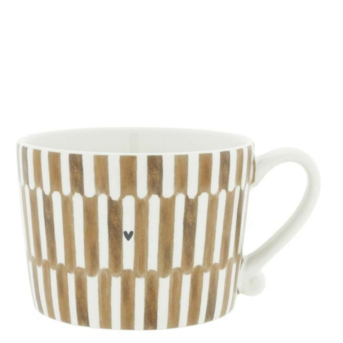 Mug in Ceramica Brown Bars | Bastion Collections Immagine del prodotto Mug in Ceramica Brown Bars | Bastion Collections
