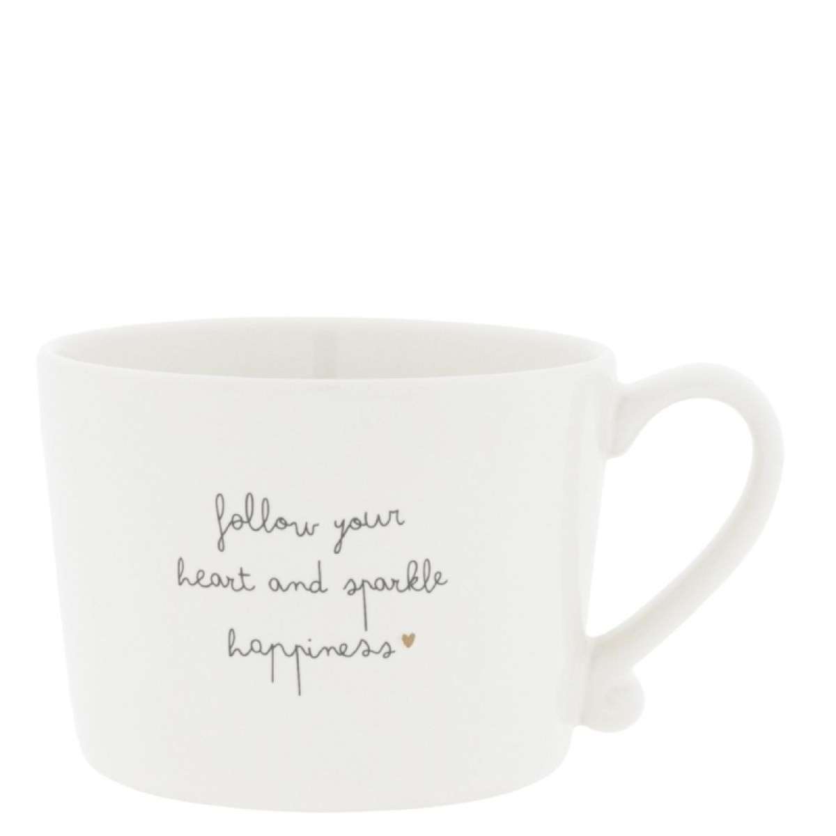 Mug in Ceramica Follow Your Heart | Bastion Collections Immagine del prodotto Mug in Ceramica Follow Your Heart | Bastion Collections
