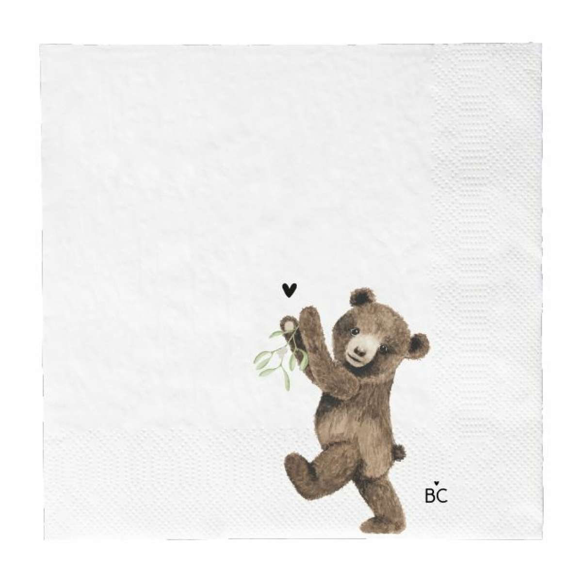 Tovaglioli di Carta Bear 16,5x16,5 cm confezione 20 | Bastion Collections Immagine del prodotto Tovaglioli di Carta Bear 16,5x16,5 cm confezione 20 | Bastion Collections