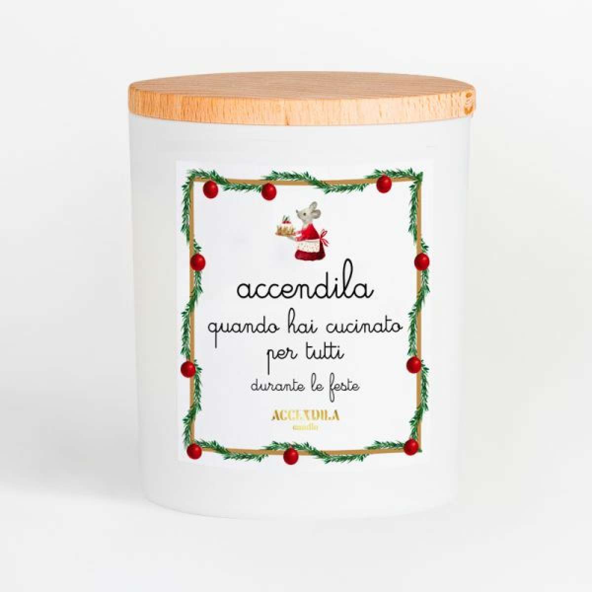 Candela Accendila - Xmas Chef | Accendila Candle Immagine del prodotto Candela Accendila - Xmas Chef | Accendila Candle