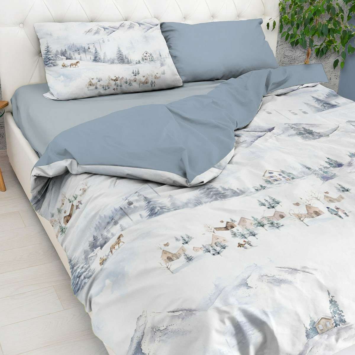 Copripiumino Matrimoniale Norvegia in 100% Cotone Daunex | Daunex Immagine del prodotto Copripiumino Matrimoniale Norvegia in 100% Cotone Daunex | Daunex