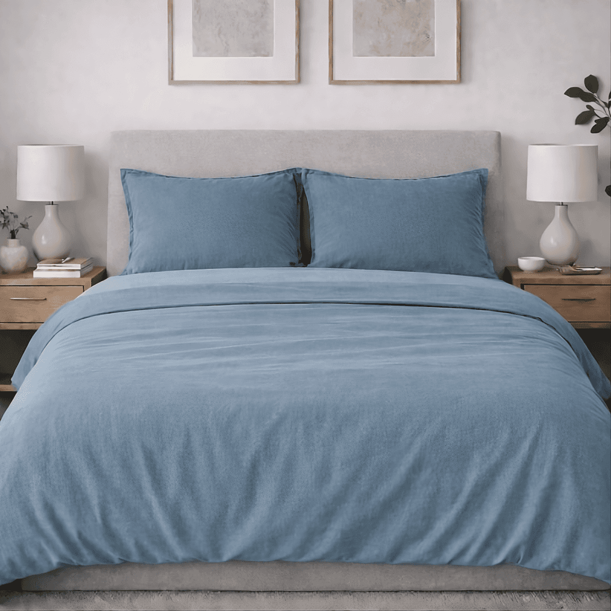 Completo Letto Matrimoniale In Microfibra Fiorato: Lenzuolo 240x280, Con Angoli 180x200, 2 Federe, Sfumature Fantasia, Antistiro E Resistente